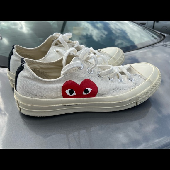 comme des garcons converse womens size 8
